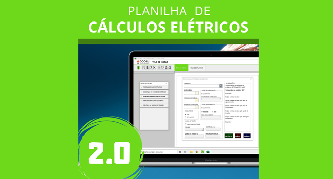 Planilha de Cálculos Elétricos 2.0