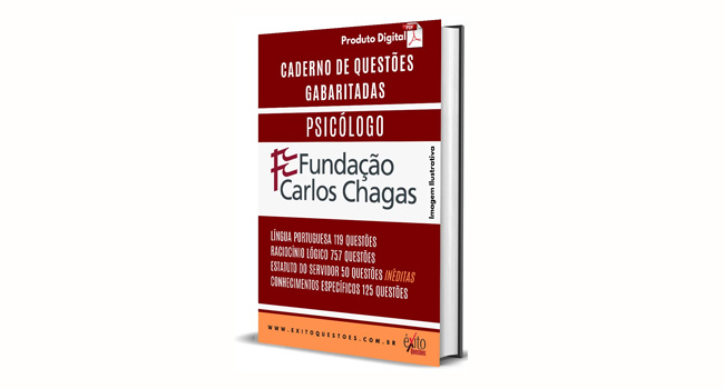 Caderno de Questões Gabaritadas para Psicólogo - FCC