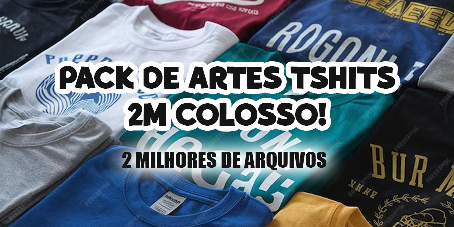 2 Milhões de Artes Exclusivas para T-Shirts , camisetas, canecas e muito mais!