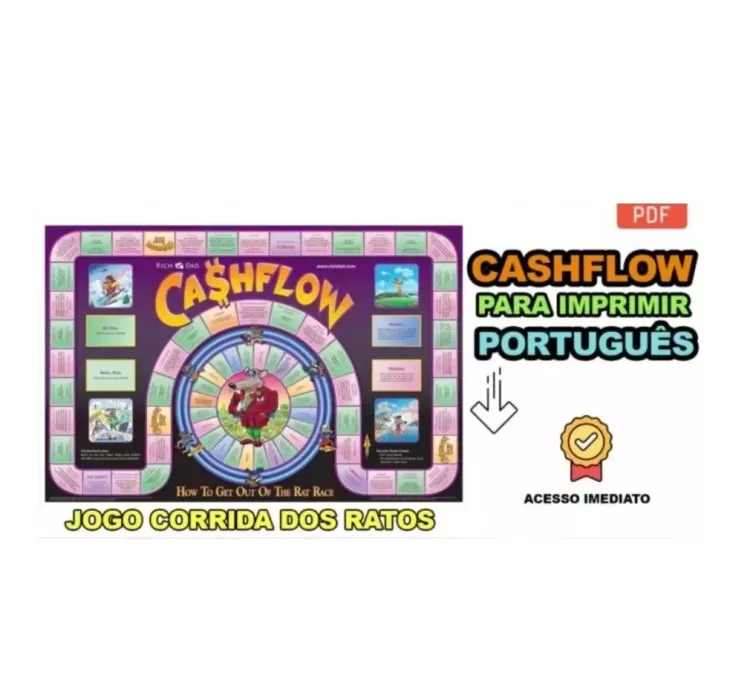 Cashflow 101 – Jogo da Corrida dos Ratos em PDF para Impressão