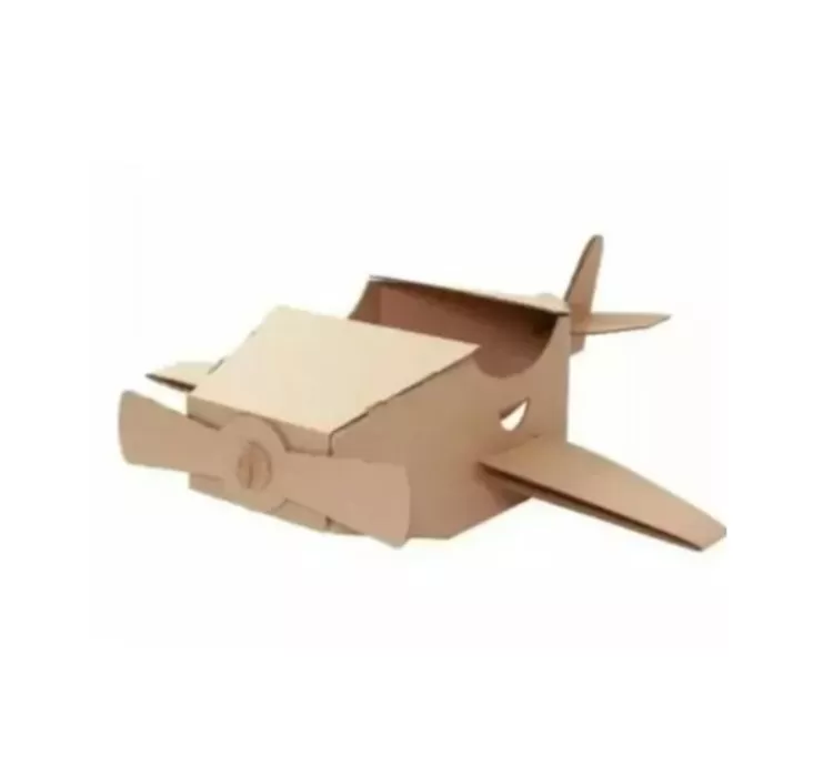 Molde: Avião De Papelão – Projeto/Molde para Imprimir