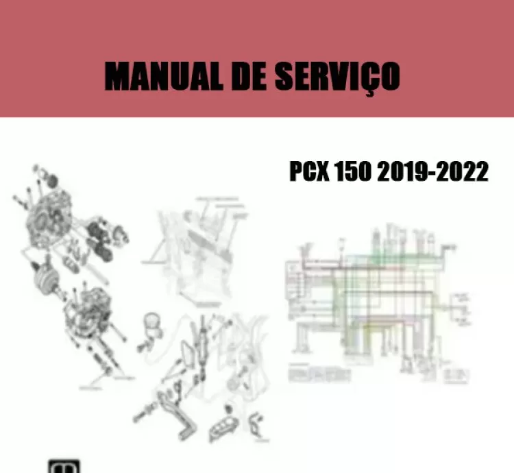 Manual de Serviço Original Honda PCX150 – 2019 a 2022 (PDF)