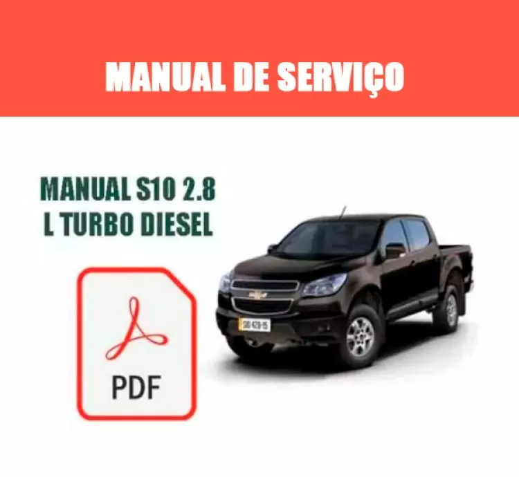 Manual de Serviços Chevrolet S10 2015 – PDF Completo