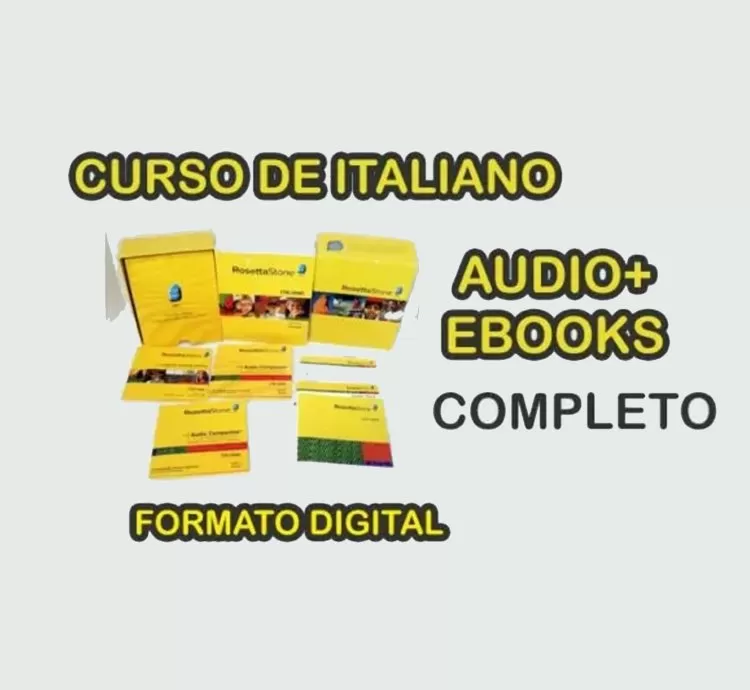 Curso Completo de Italiano — Áudio + Ebooks em Formato Digital