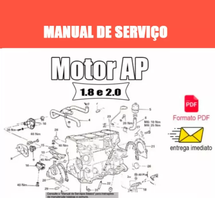 Manual de Serviço Motor AP 1.8 e 2.0 – PDF Genuíno VW - Marketplace ...