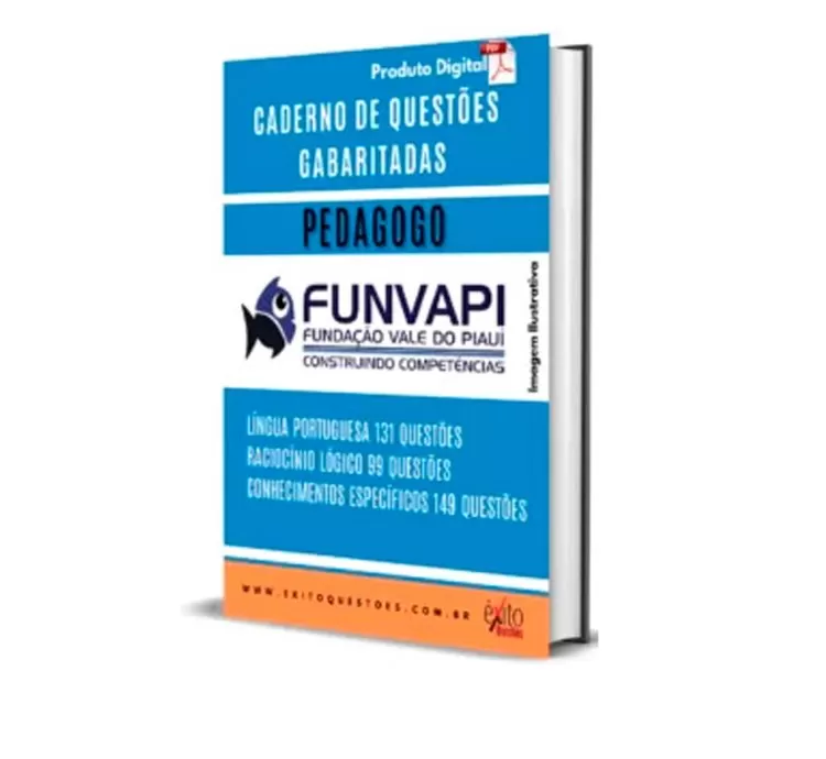 Caderno de Questões Gabaritadas – Pedagogo FUNVAPI