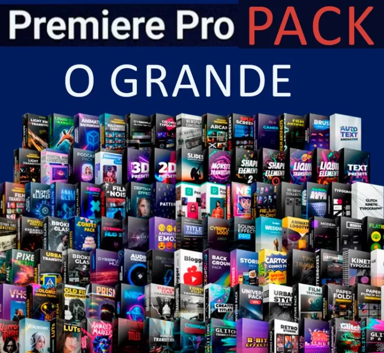 Pacote Premiere Pro de Edição de Vídeo (O Brabo)