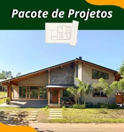 Pacote Exclusivo de Projetos para Casas de Campo