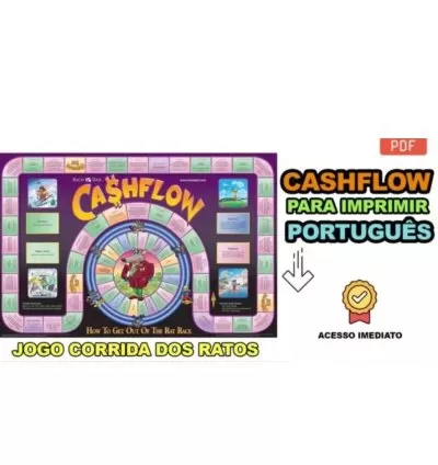 Cashflow 101 – Jogo da Corrida dos Ratos em PDF para Impressão