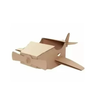 Molde: Avião De Papelão – Projeto/Molde para Imprimir