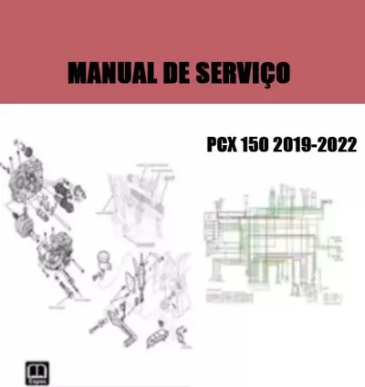 Manual de Serviço Original Honda PCX150 – 2019 a 2022 (PDF)