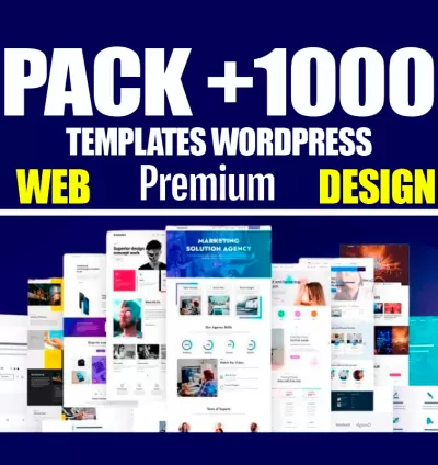Pack Web Designer: +1000 Templates WordPress Profissionais 🚀