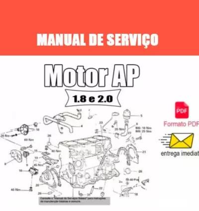 Manual de Serviço Motor AP 1.8 e 2.0 – PDF Genuíno VW