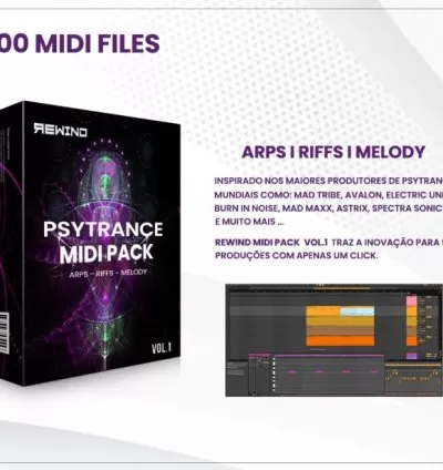 Rewind Psytrance Midi Pack Vol.1