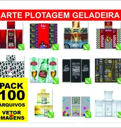Pacote de Arte Final para Plotagem de Geladeiras