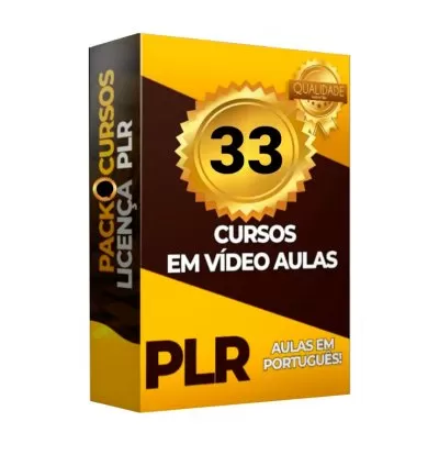 33 Cursos PLR em Vídeos – Uma Mina de Ouro para Você!