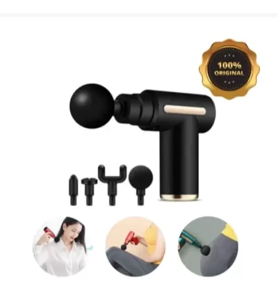 Massageador Elétrico Profissional Muscular Pistola Portátil