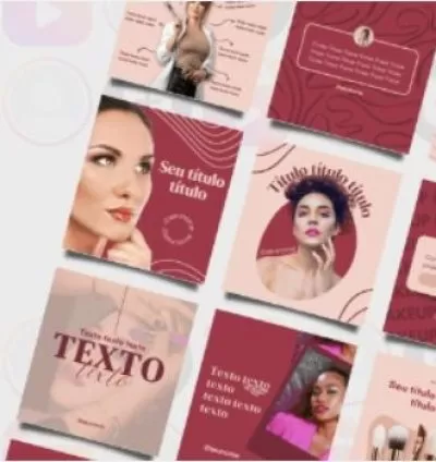 Pacote de Templates para Maquiadores