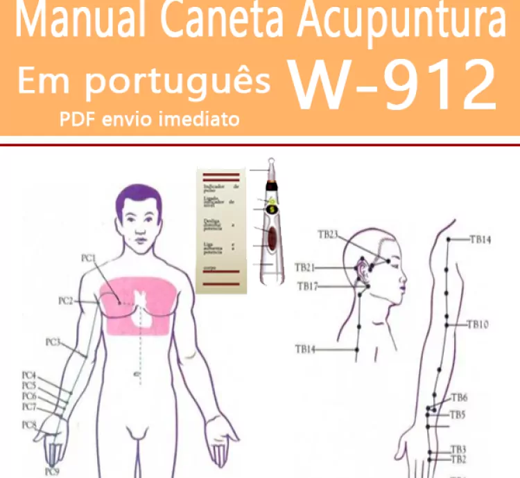 Manual Caneta Acupuntura EM Português PDF + Mapa De Pontos