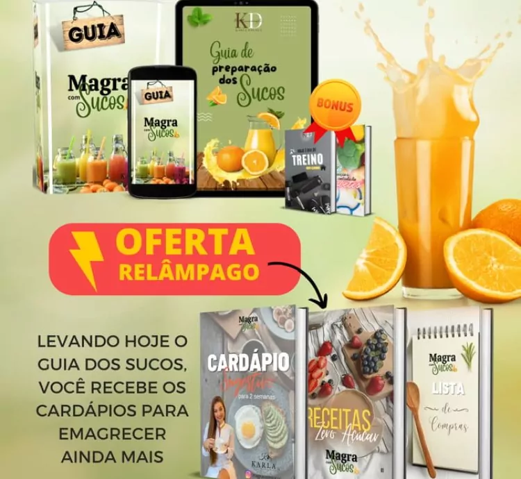 Magra com Sucos Medicinais – Emagreça de Forma Natural e Saudável