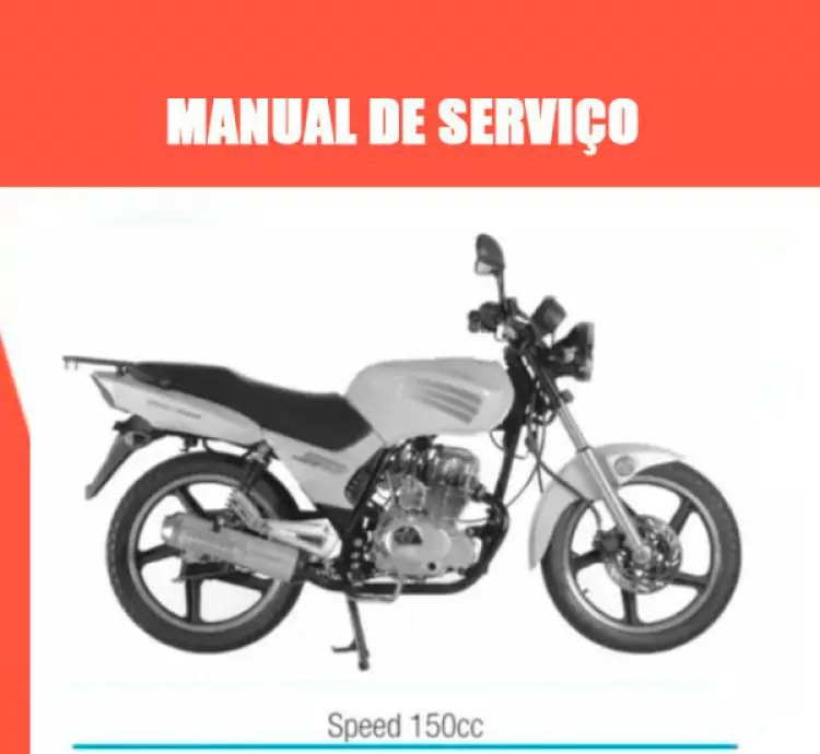 Manual de Serviço Dafra Speed 150 em PDF – Completo e Ilustrado