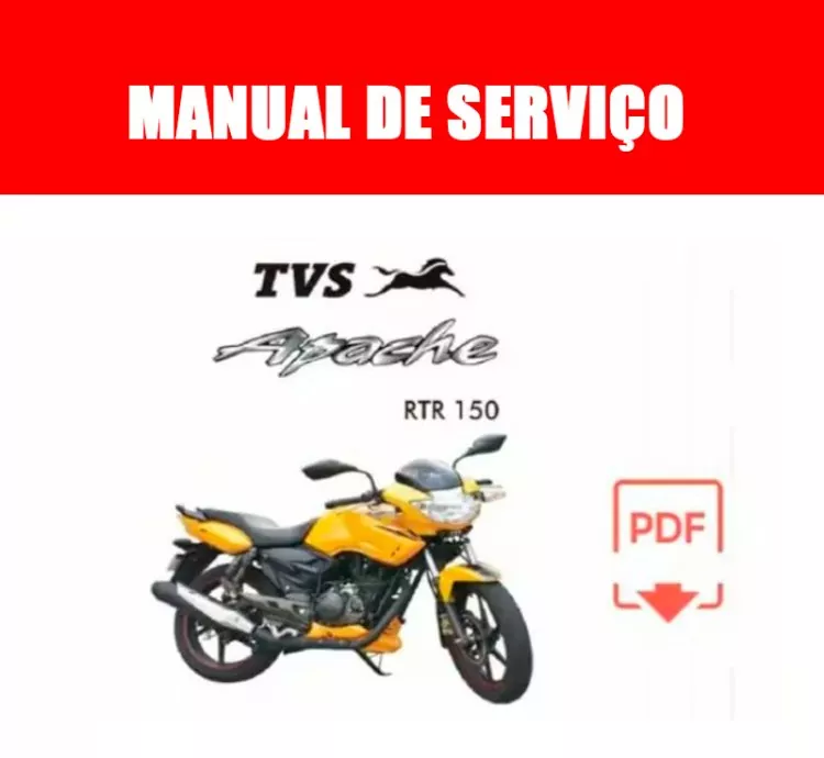 Manual de Serviço Dafra Apache RTR 150 – Completo e Ilustrado (PDF Digital)