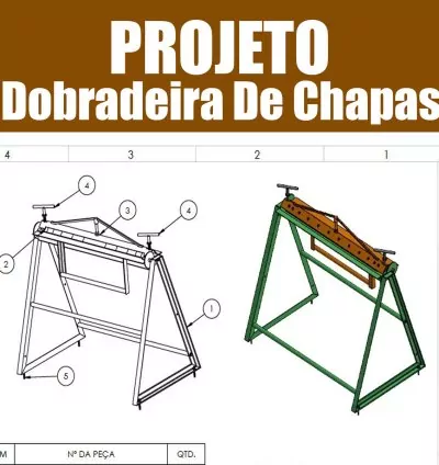 Projeto Dobradeira de Chapas – Construa a Sua Própria com Facilidade!