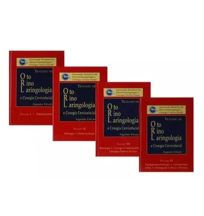 Tratado de Otorrinolaringologia – 2ª Edição | 4 Volumes Completos em Português