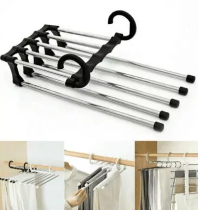 Cabide Magia Retrátil 5 em 1 – Compre 1, Leve 2 + Frete Grátis!