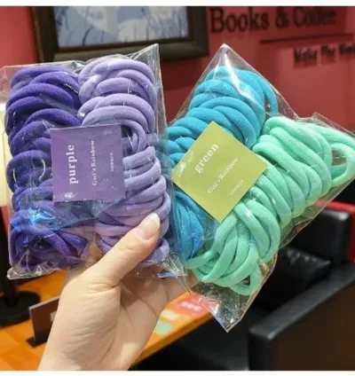 Kit com 300 Xuxinhas Elástico de Cabelo – Rabicó para Crianças e Adultos