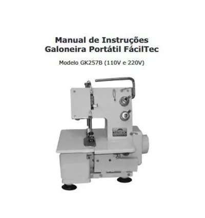 Manual de Instruções Galoneira Portátil FácilTec Multivisi – Modelo GK257B (110V e 220V) – PDF