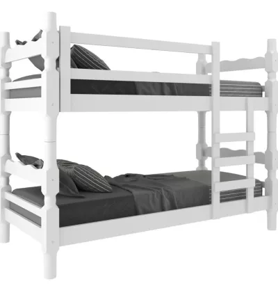 Beliche Madeira Maciça Porto Multimóveis – Vira 2 Camas, Robusto e Versátil!