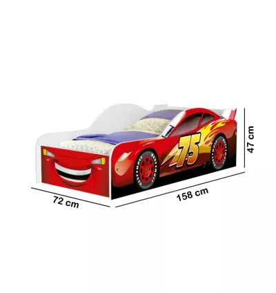 Cama Infantil Carro de Corrida McQueen - O Quarto Temático dos Sonhos! 🚗💨