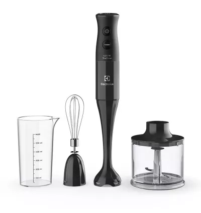 Mixer 3 em 1 Electrolux 400W Preto com Tecnologia TruFlow™ (EIB10)