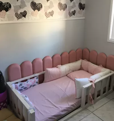 Kit 15 Placas Cabeceira Nuvem Modular para Cama de Solteiro