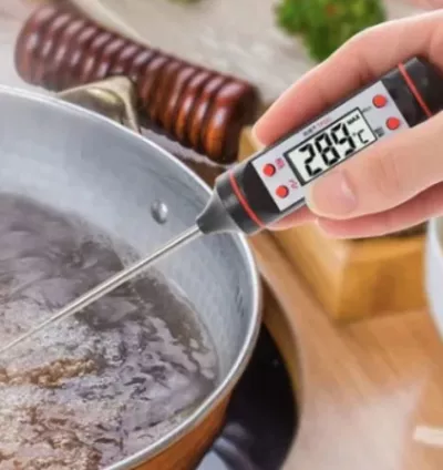 Termômetro Culinário Digital com Espeto – Alta Precisão para Alimentos