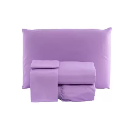 Jogo de Lençol com Elástico em Microfibra Peletizada – Queen e Solteiro | Diversas Cores