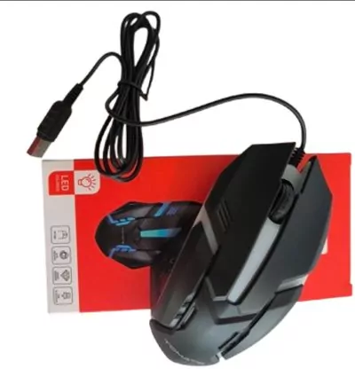 Mouse Óptico Gamer RGB Tomate com LED Colorido – Alta Precisão + Frete grátis