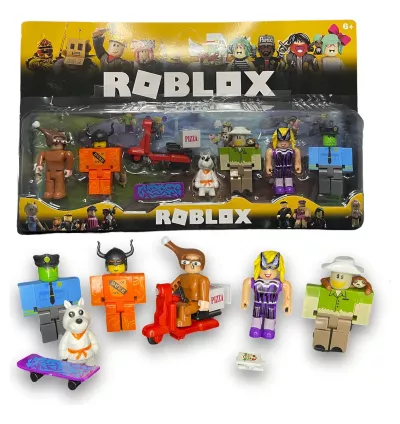 Super Kit Roblox com 12 Peças – Aventura Completa em Uma Só Cartela!