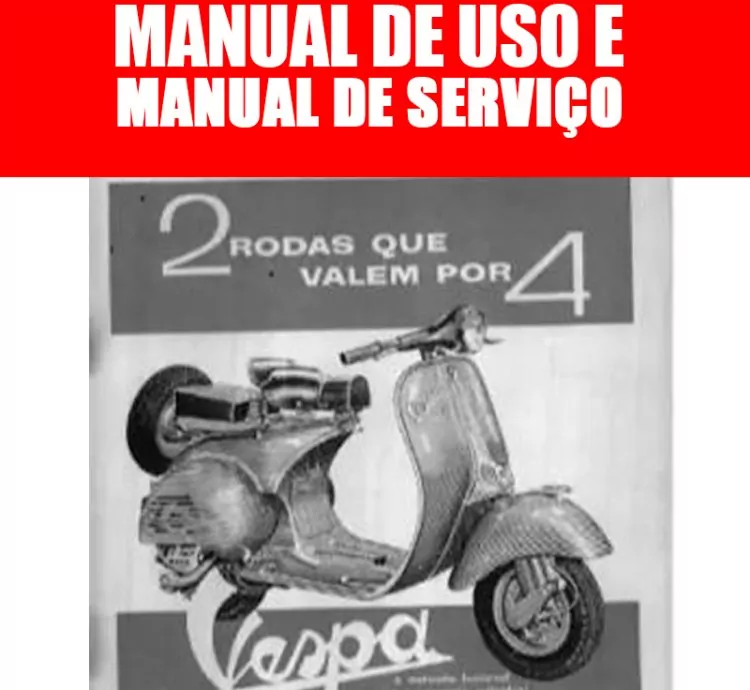 Manual de Serviço Vespa M3 Panauto em PDF (Digital e Escaneado)