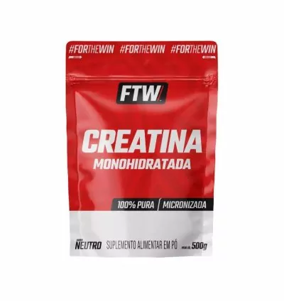 Creatina Monohidratada FTW 100% Pura – Refil 500g | Alta Performance e Rendimento