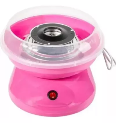 Máquina de Algodão Doce Portátil – Rosa ou Azul – 110V