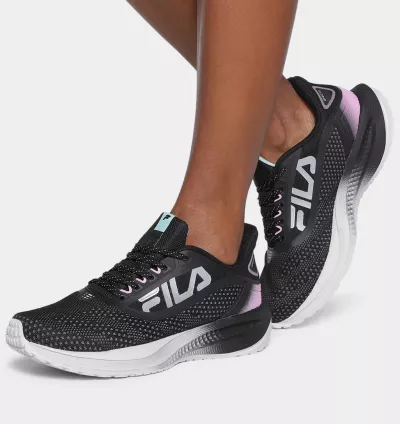 Tênis Fila Efecto Feminino Preto e Branco