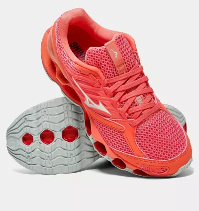 Tênis Mizuno Wave Prophecy 13-S Feminino Rosa Claro – Performance e Estilo em Cada Passo