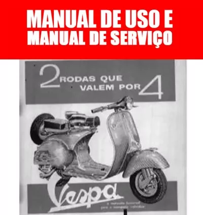 Manual de Serviço Vespa M3 Panauto em PDF (Digital e Escaneado)