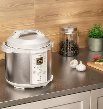 Panela de Pressão Elétrica Electrolux Rita Lobo 6L Branca - Experience Digital PCC21