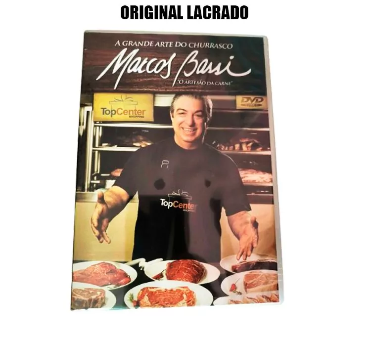 DVD – A Grande Arte do Churrasco com Marcos Bassi (Original Lacrado)