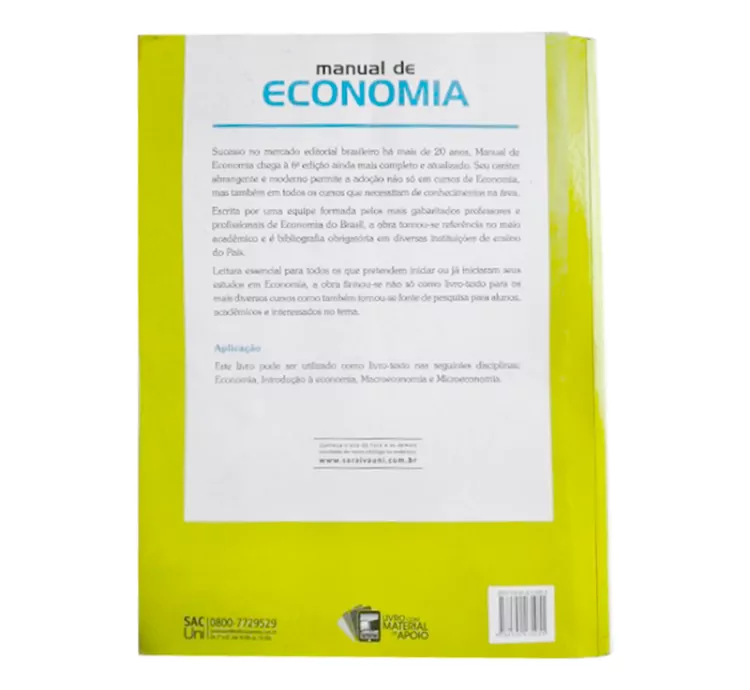 Manual de Economia - 6ª Edição | Editora Saraiva (2011)