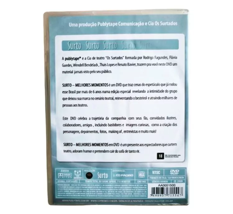 DVD Surto – Melhores Momentos | Original, Usado