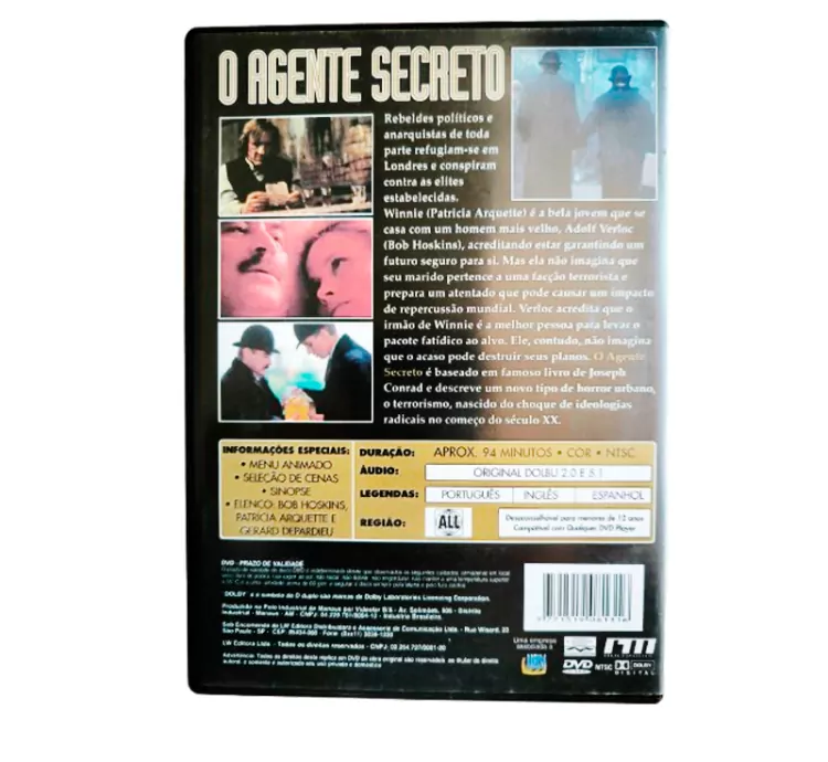 DVD O Agente Secreto (Original e Conservado) – Filme Raro para Colecionadores